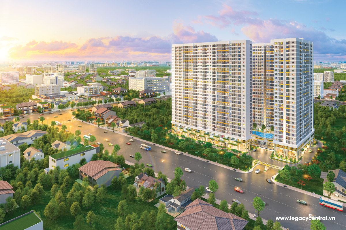 ĐẨY MẠNH THI CÔNG, LEGACY CENTRAL VƯỢT TIẾN ĐỘ XÂY DỰNG